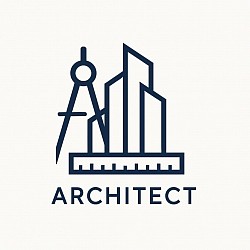 Ejemplo de Logotipo para un Arquitecto o Gabinete de Arquitectura por Pedro Lara Art