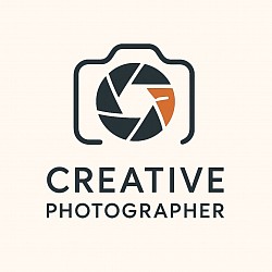 Ejemplo de logotipo para un fotógrafo por Pedro Lara Art