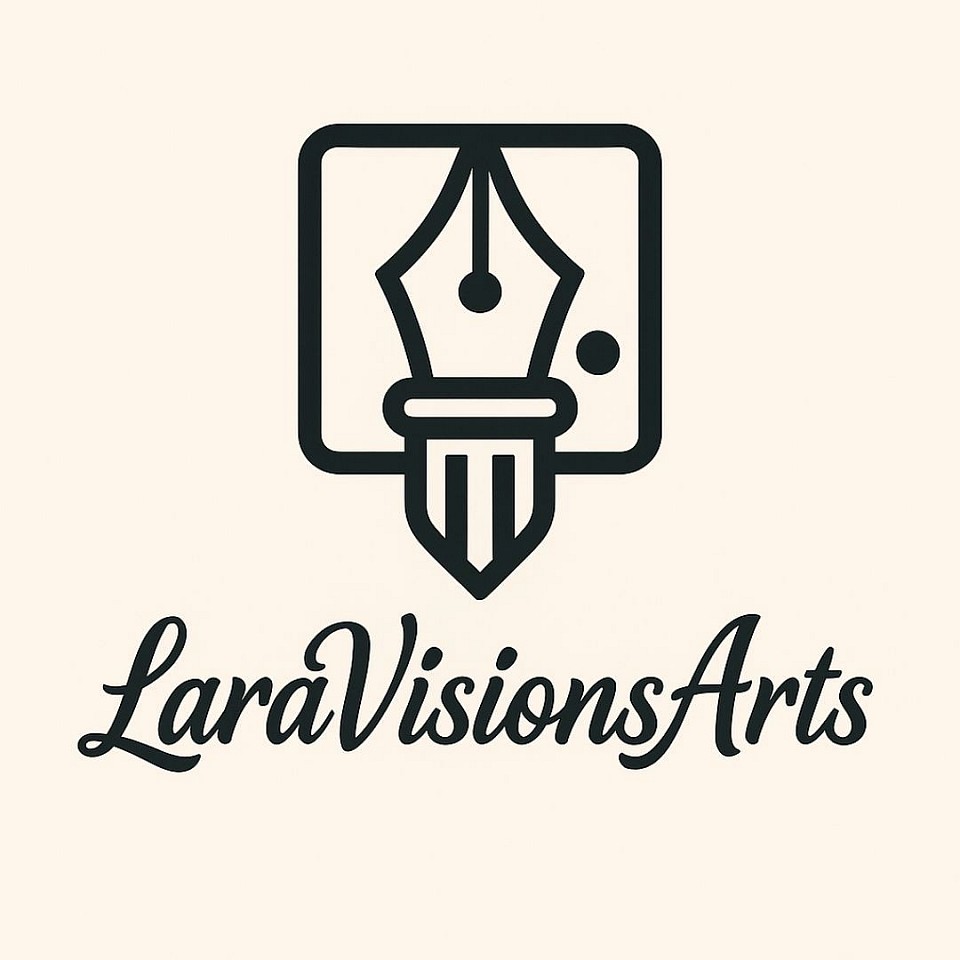 Logotipo de LaraVisionsArts como Diseñador Gráfico por Pedro Lara Art
