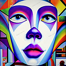 Retrato Abstracto Multifacetico-Ref: 43069135