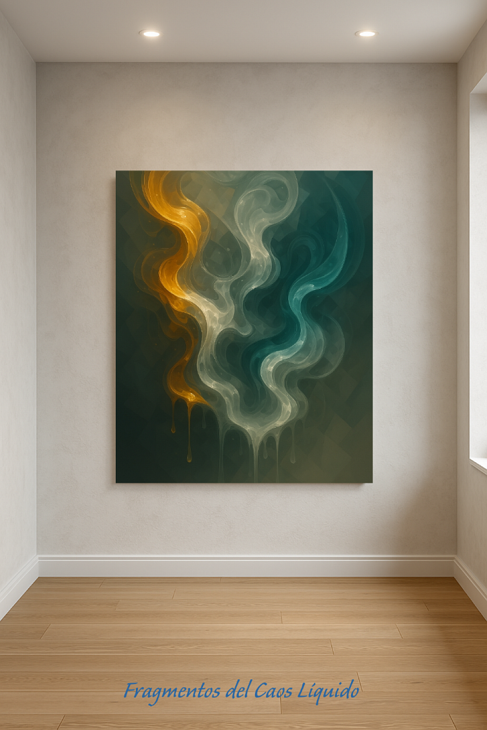 Impresión en Lienzo de una Obra de Arte Digital de la Colección 